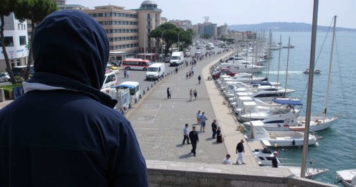 "Arresto di un albanese a Fiumicino per traffico di droga con criptofonini, proveniente dalla Spagna."