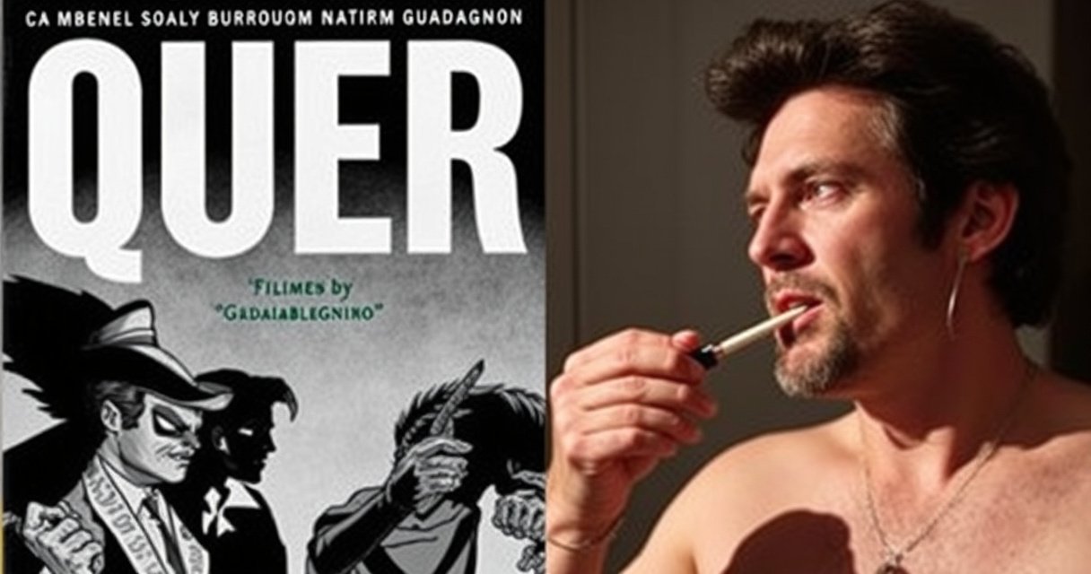 ALT: "Confronto tra il romanzo Queer di Burroughs e il film di Guadagnino: analisi delle differenze e similitudini"