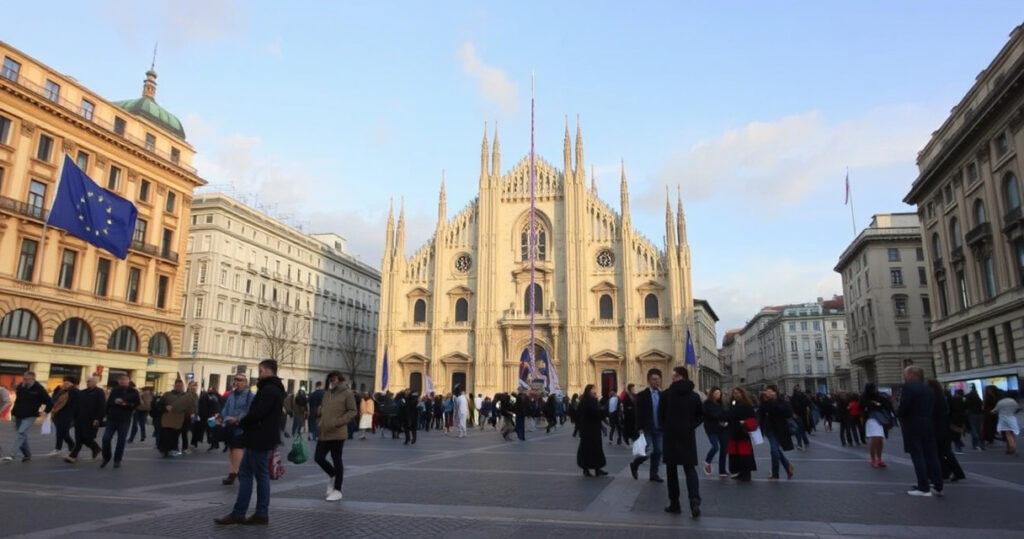 "Corteo del 25 aprile a Milano e Roma con tensioni contro il sindaco Sala e incendi di bandiere NATO e UE."