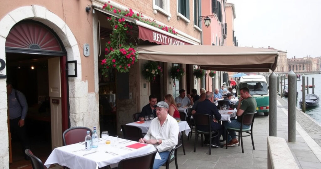"Due giovani arrestati a Venezia per furto di portafogli e alcolici in un ristorante."