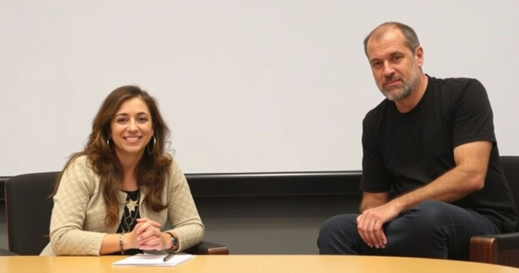"Francesca Scarano e Marco Tuci al Cinema Gabbiano per la proiezione del film 'La vita da grandi'"