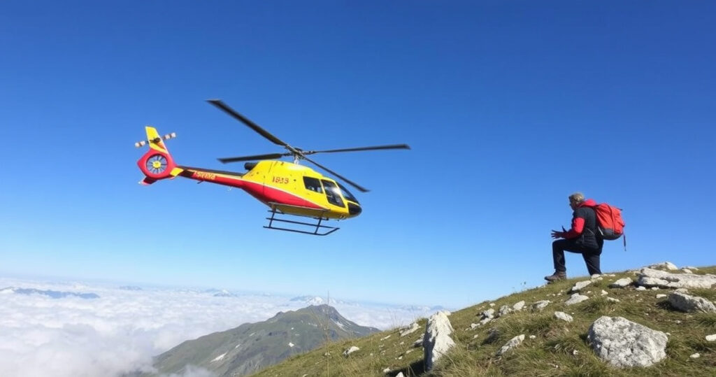 "Giorgio Bortolo Oliva multato per atterraggio non autorizzato dell'elicottero in montagna."