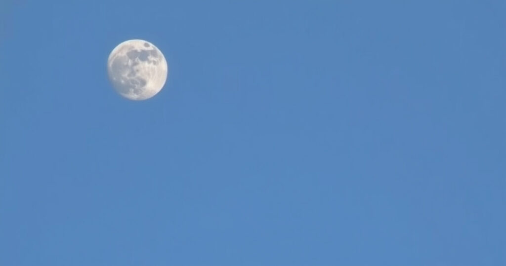 "Immagine della Luna dei fiori di maggio che brilla nel cielo il 12 maggio, simbolo di bellezza e natura."