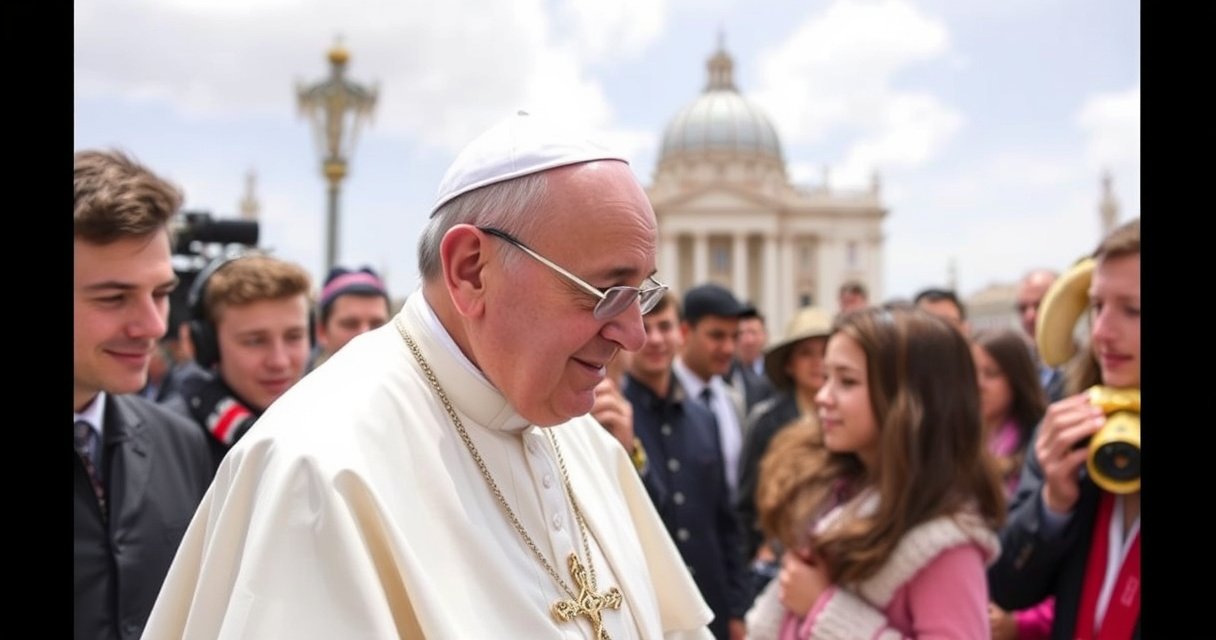 "Papa Francesco invia un messaggio di speranza ai giovani prima del ricovero al Gemelli."