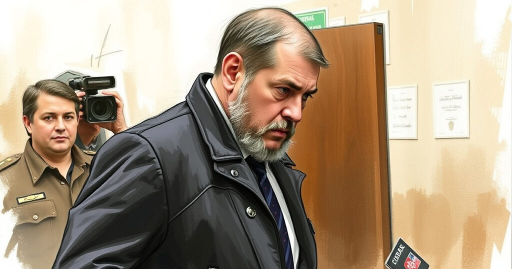 "Immagine di Sergio Resinovich che accusa Sebastiano Visintin nell'omicidio della sorella, evidenziando moventi e contraddizioni."
