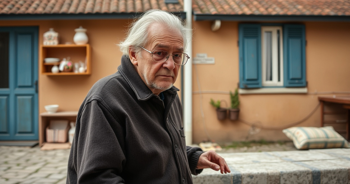 ALT: "Film su 'A casa tutto bene', servizio di supporto per anziani contro la solitudine."