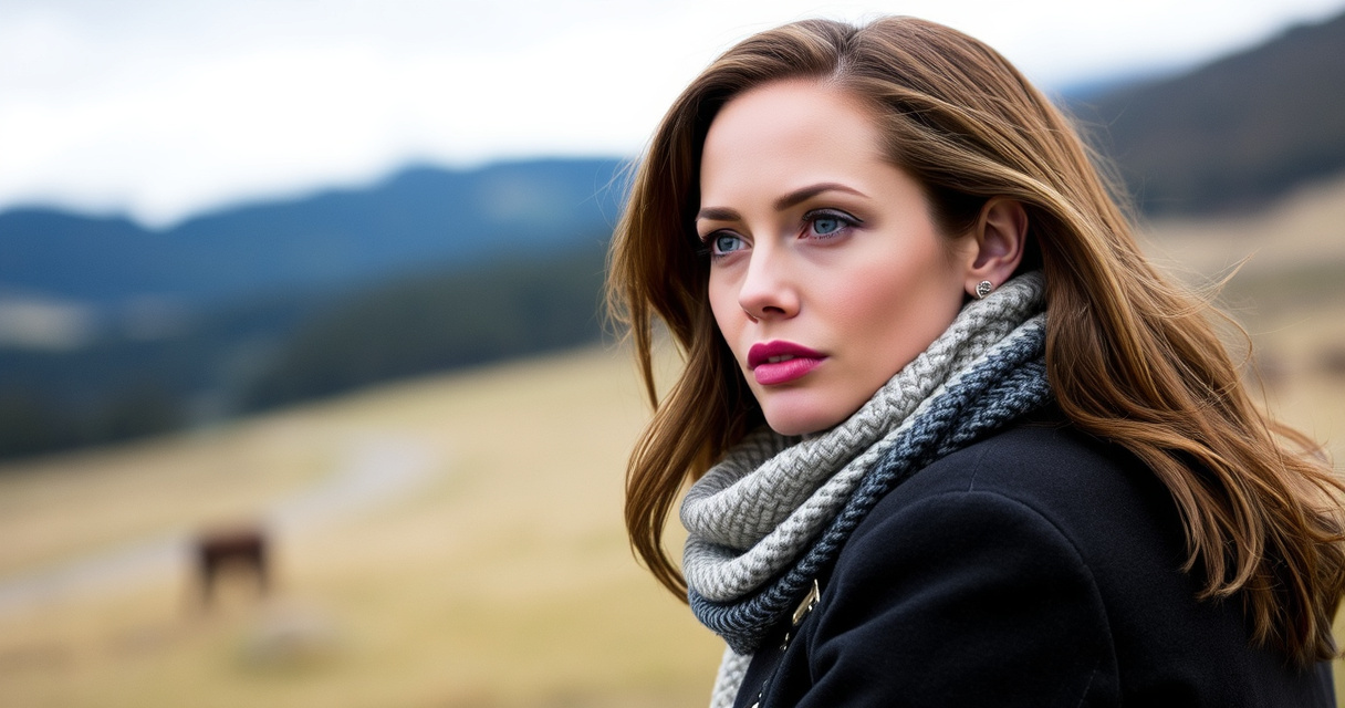 "Angelina Jolie nel film Gli ansiosi, ispirato al romanzo di Fredrik Backman."