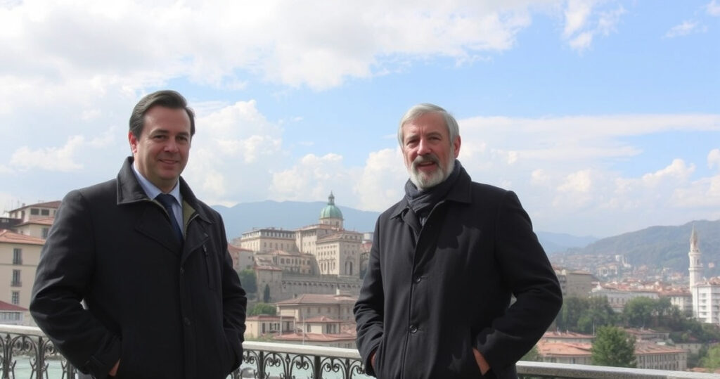 "Immagine che rappresenta il legame tra gli omicidi di Riccardo Claris e Luciano Muttoni a Bergamo, collegati a una famiglia disgraziata."
