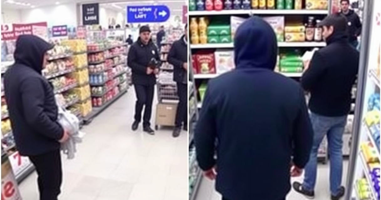 "Due uomini arrestati a Lucca per tentato furto di cartucce in supermercato."