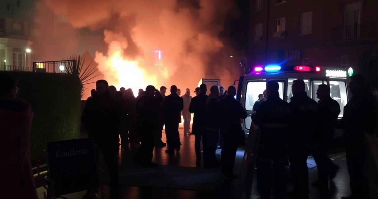 "Incendio all'hotel Social Hub di Firenze: evacuati 500 ospiti a causa di un microonde in fiamme."