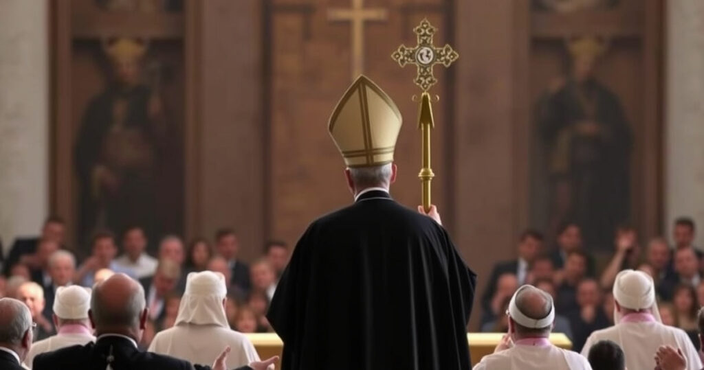 "Fumata nera al Conclave di San Pietro, delusione tra i fedeli dopo la prima votazione per il nuovo Papa."