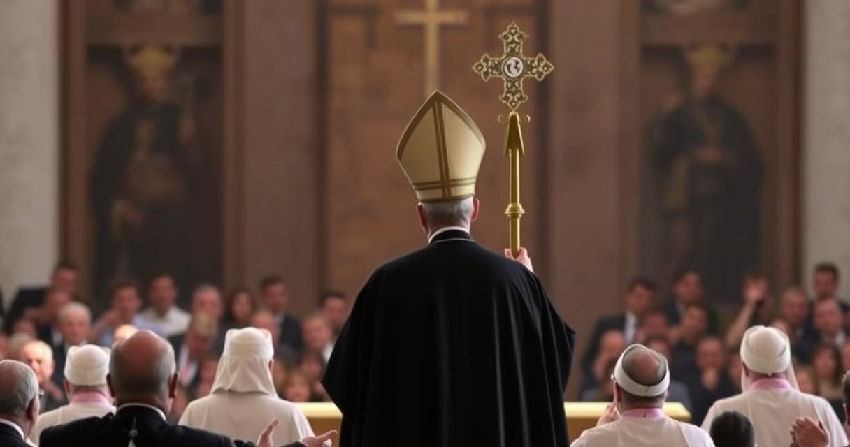 "Fumata nera al Conclave di San Pietro, delusione tra i fedeli dopo la prima votazione per il nuovo Papa."