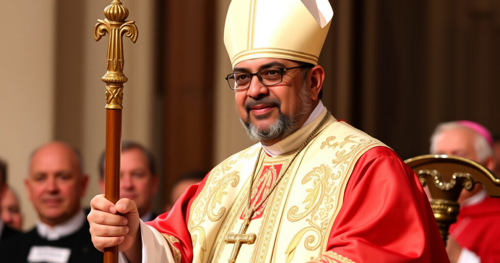 "George Jacob Koovakad, primo cardinale a chiudere le porte del Conclave e avviare il voto per il nuovo Papa."
