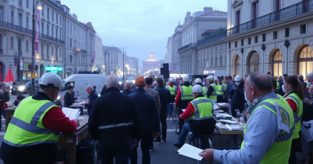 "Protesta dei giornalisti di Tg La7 per migliori condizioni di lavoro e diritti professionali."