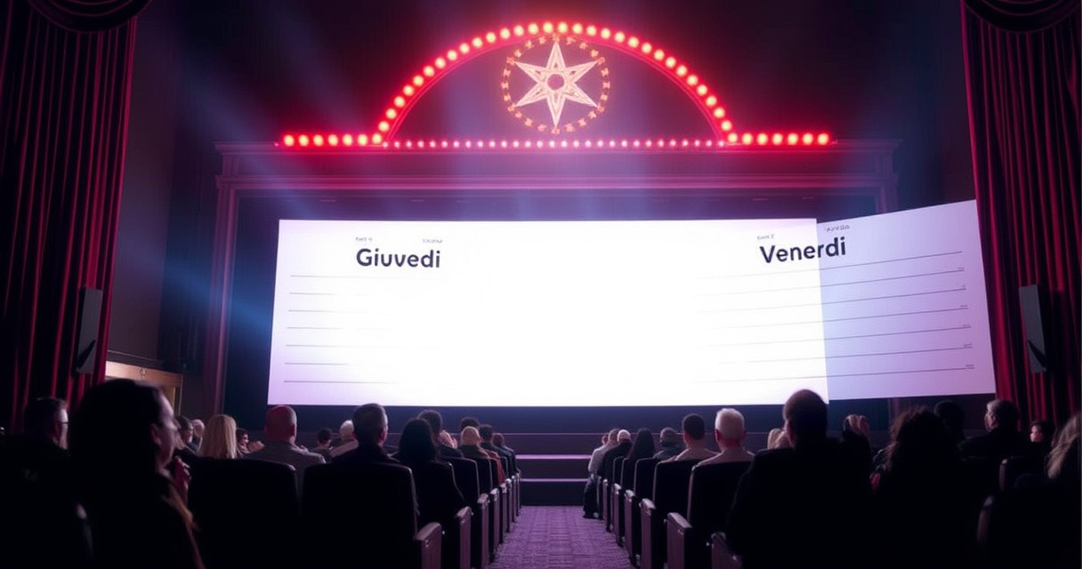 "Giovedì o venerdì: analisi dei vantaggi per scegliere il giorno migliore per andare al cinema."