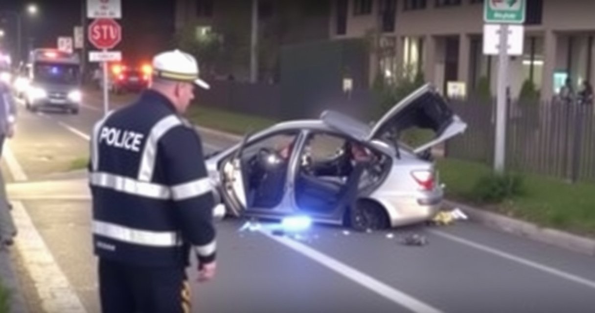 "Incidente mortale nel Brindisino: tre giovani ventenni perdono la vita in un'auto ribaltata e in fiamme."