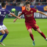 ALT: "Nicolò Zaniolo accusato di violenza verso calciatori della Primavera dopo partita Roma-Fiorentina."