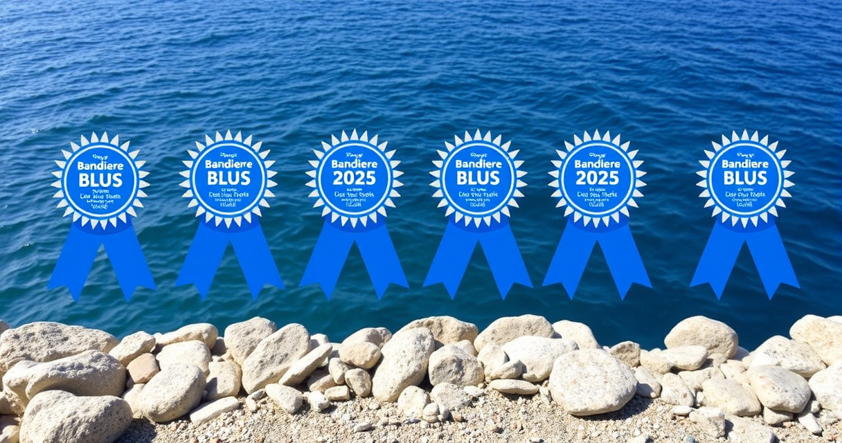 "Regioni italiane premiate con Bandiere Blu 2025 per mare pulito e servizi di qualità"