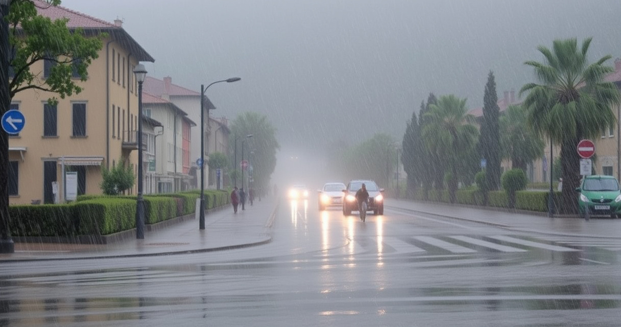 "Previsioni maltempo: forti temporali in Lombardia, Veneto, Toscana ed Emilia-Romagna giovedì 8 maggio."