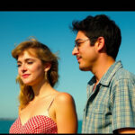 "Immagine del film 'Nouvelle vague', un'opera cinematografica che celebra la vita e si rivolge a un pubblico ampio, non solo ai cinefili."