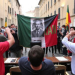ALT: "Rinvio a giudizio per 31 membri di CasaPound per saluto romano in occasione di Acca Larentia."