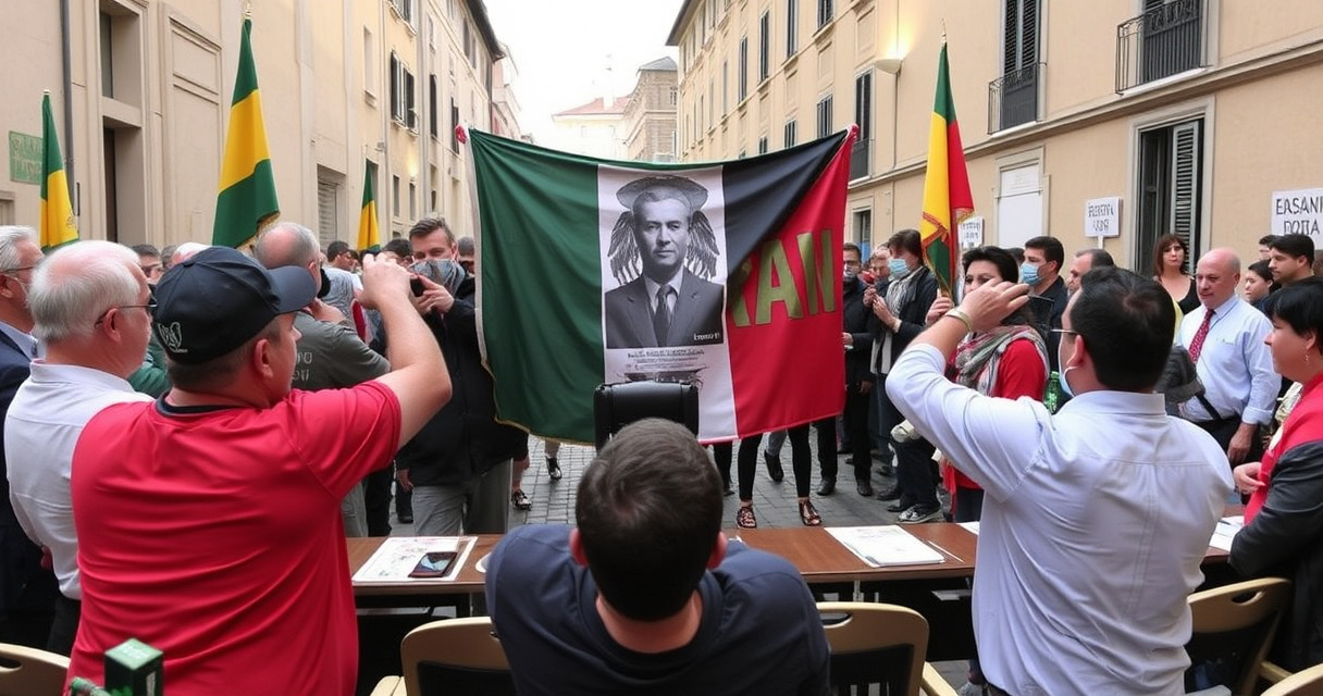 ALT: "Rinvio a giudizio per 31 membri di CasaPound per saluto romano in occasione di Acca Larentia."