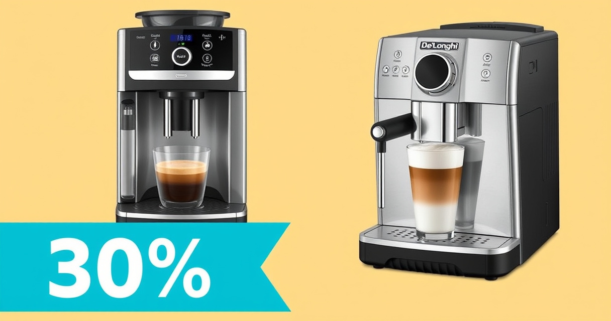 "Offerte imperdibili su macchine da caffè De'Longhi su Amazon, sconti fino all'85% il 30 maggio."