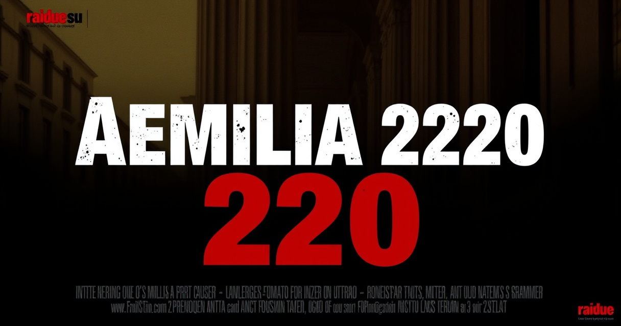 ALT: "Film Aemilia 220 su Raidue: esplorazione della mafia emiliana lungo il Po"