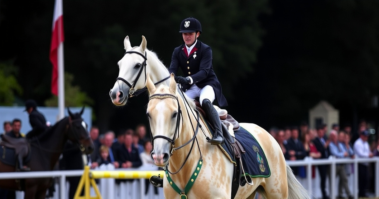 "Stefano Margheriti, cavaliere di equitazione, in ospedale dopo incidente al Versilia Horse Show."