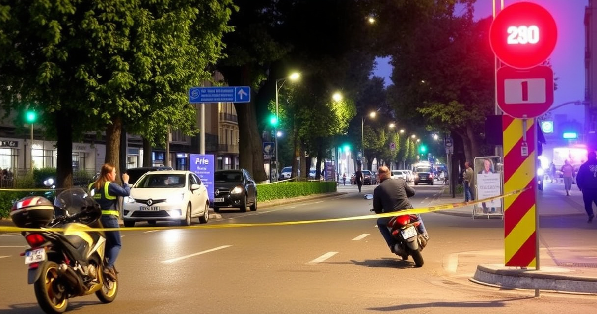 "Incidente mortale su via Prenestina a Roma: pedone investito da motociclista di 20 anni."