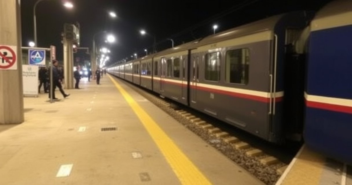 "Trani, uomo investito da treno sulla tratta Pescara-Bari, indagini su possibile suicidio."