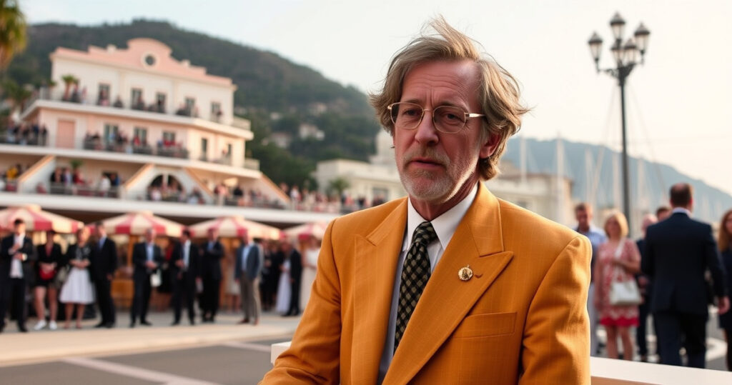 "Immagine di Wes Anderson al Festival di Cannes 2025, esplorando il suo stile unico tra eredità cinematografica e nuove rinascite artistiche."