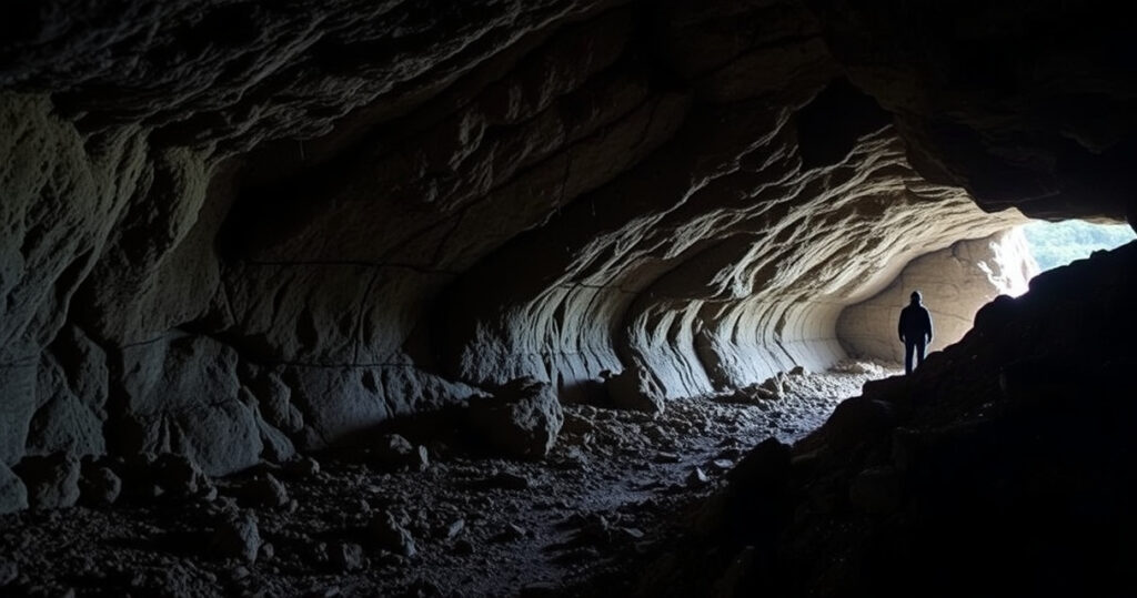 ALT: "Cento anni di esplorazioni nella Spluga della Preta: celebrazione della storia speleologica al Film Festival della Lessinia."