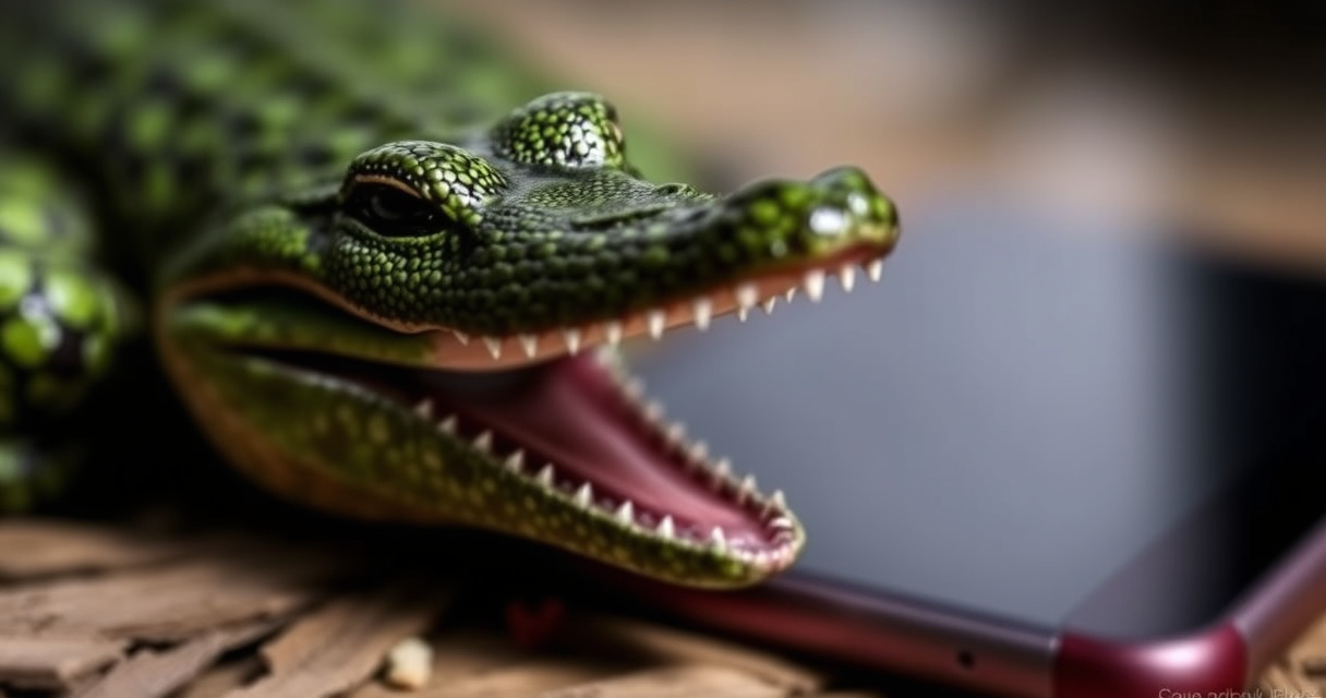 "Malware Crocodilus su Android: minacce alla sicurezza e ai dati personali degli utenti."