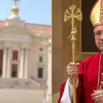 ALT: "Il cardinale Battaglia durante la commemorazione di Martina Carbonaro, sottolineando l'importanza della giustizia per la vittima."