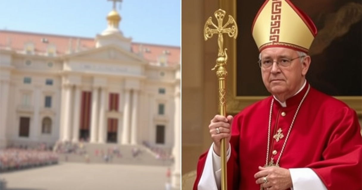 ALT: "Il cardinale Battaglia durante la commemorazione di Martina Carbonaro, sottolineando l'importanza della giustizia per la vittima."