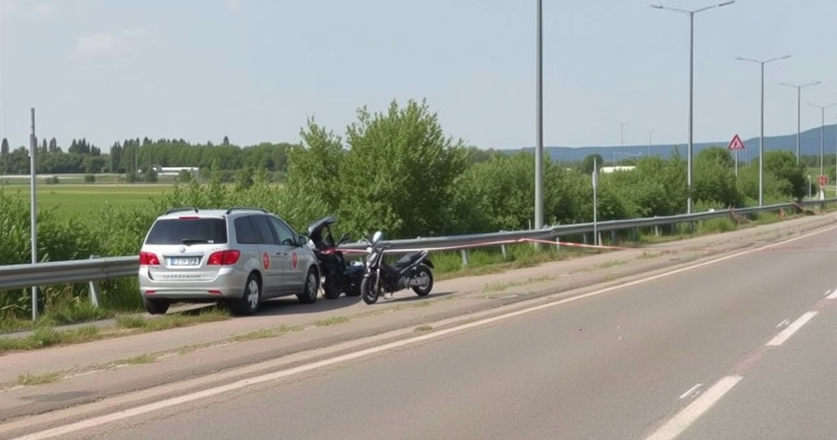 "Incidente mortale a Montichiari: motociclista di 60 anni coinvolto in un tragico scontro vicino all'aeroporto."