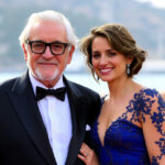 "Martin Scorsese e la figlia Francesca sul red carpet del Taormina Film Festival 2025, un momento di celebrazione e talento."