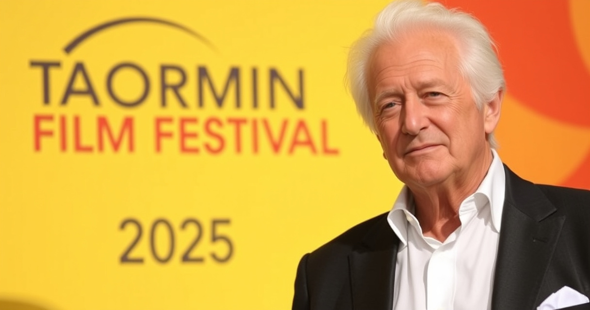 "Michael Douglas al Taormina Film Festival 2025, primo ospite d'onore."