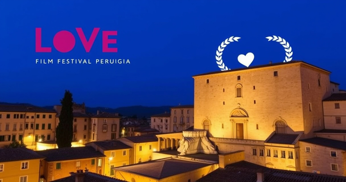 "Love Film Festival Perugia 2023: celebrazione dell'amore e sostenibilità fino al 15 giugno."