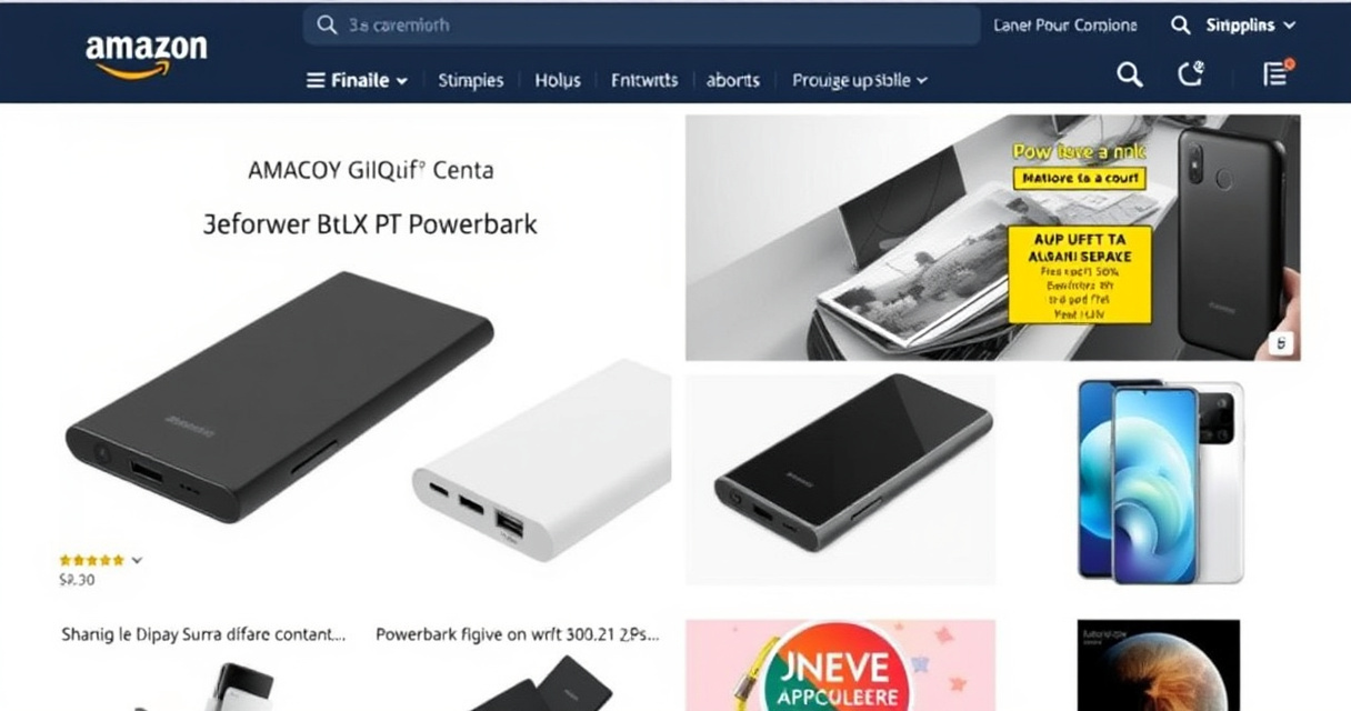 "Offerte Amazon: sconti fino all'80% su smartphone, powerbank e gadget tecnologici."