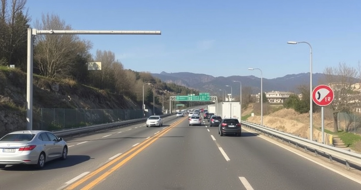 ALT: Tir ribaltato sull'A1 tra Cassino e Pontecorvo, traffico intenso verso Roma.