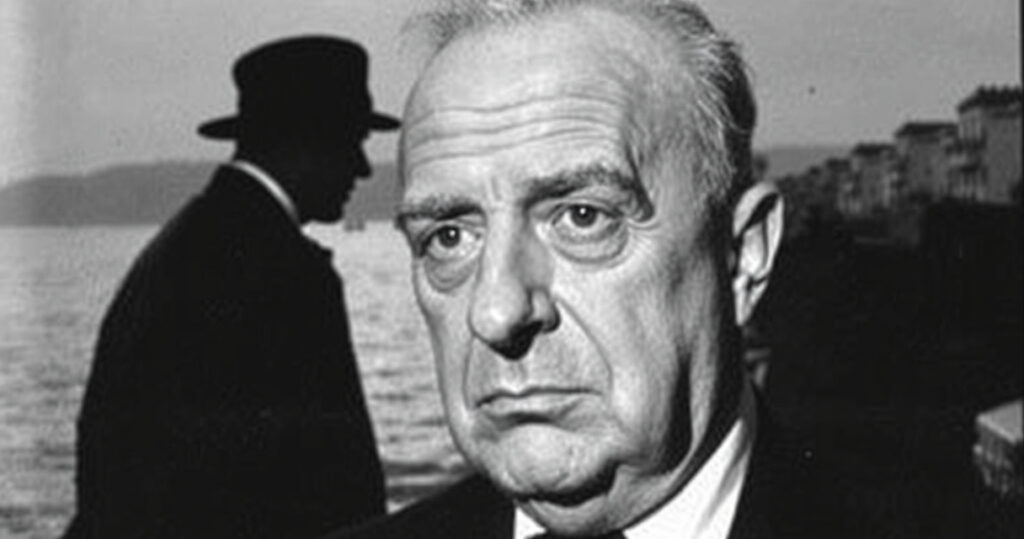 "Immagine di Alassio e Genova, luoghi iconici del primo film di Alfred Hitchcock, evocando mistero e inquietudine."