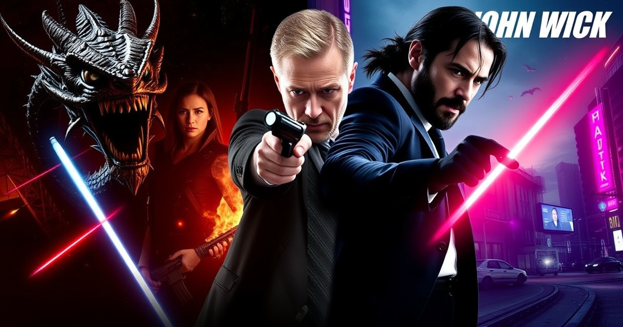 ALT: "Weekend al cinema: scopri il fantastico mondo di Dragon Trainer e l'azione intensa del nuovo John Wick."