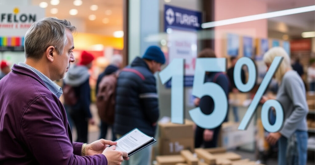 "Analisi delle nuove tariffe sul 15% e impatti sul mercato europeo e italiano"