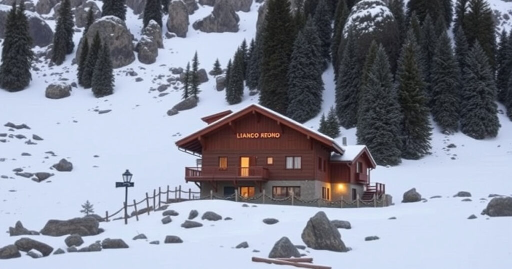"Vista panoramica delle Cime di Lavaredo ad Auronzo di Cadore, con avviso di prenotazione online obbligatoria per gestire il sovraffollamento."