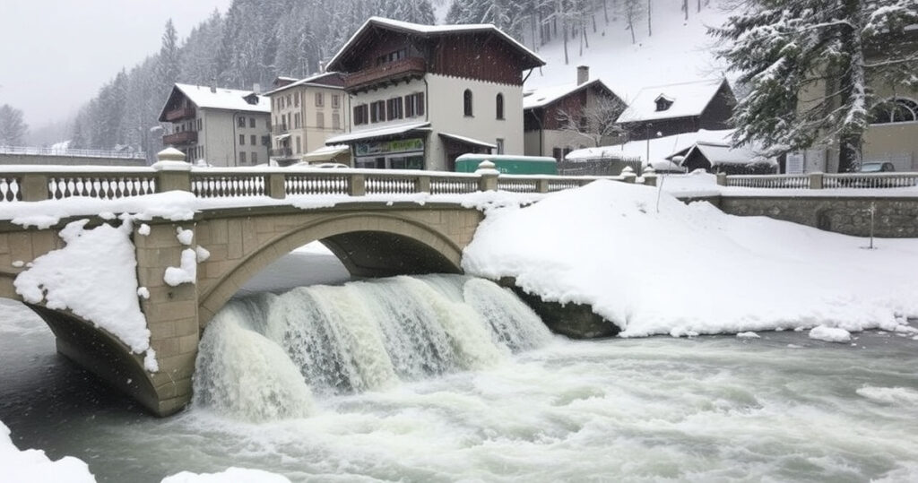 "Frane in Val Passiria: maltempo causa chiusura statale e distruzione di un ponte."