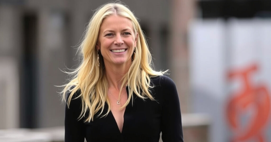 "Immagine di Gwyneth Paltrow, nuova ambasciatrice di Astronomer dopo il controverso episodio con i Coldplay."