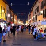"Immagine di Cesenatico deserta nel 2025, evidenziando la crisi turistica causata da rincari e assenza di eventi."