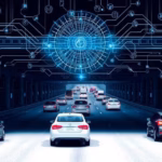 "Immagine di droni dotati di intelligenza artificiale in azione per migliorare la sicurezza sulle autostrade italiane."
